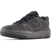New Balance GSB550BB Low-Top Sneaker für Damen aus Naturleder, Schwarz
