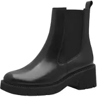 Tamaris Damen Sportliche Stiefelette 1-25434-43 Schwarz