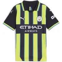 Puma Manchester City Fc Weg Junior-kurzarm-t-shirt Gelb 5-6 Years Gelb 5-6 Years