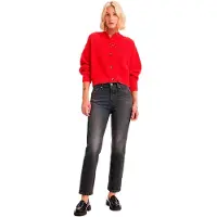 Levi's 501 Crop Jeans Black Größe: W24L26 | Straight Jeans Outlet | Damen | Schwarz