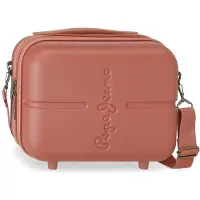 Pepe Jeans für Damen. PL031380 Kulturbeutel Hart Orange (OSFA), Lässig, ABS/Polykarbonat