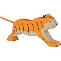 Holztiger Tiger, laufend