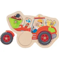 Goki - Steckpuzzle Schaufelbagger (57345)