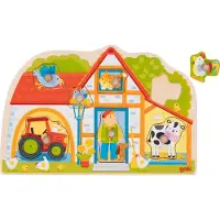 Goki - Steckpuzzle Unser Bauernhaus (57349)