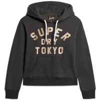 Superdry Glitter Graphic Logo Kapuzenpullover