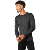 Smartwool Unterhemd Classic All-Season Merino Base Layer Long Sleeve Boxed Iron Heather-M