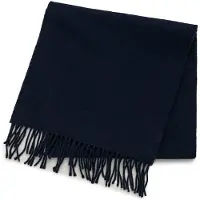 Gant für Herren. 9920203 Marineblauer Wollschal (OSFA), Lässig, Wolle