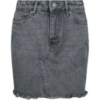 Urban Classics Ladies Heavy Mini Denim Skirt New Grey Washed Größe: 30 | Jeansröcke Outlet | Damen | Blau