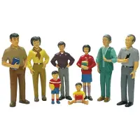 Miniland Asiatische Familienfiguren 8 Einheiten
