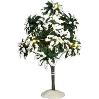Luville Verschneiter Baum beleuchtet b/o h15xd10.5 cm (multi)