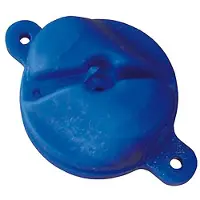 Softee Packung mit 25 Stück unterstützt Subjection Net Goal Soccer Blue