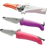 Kuhn Rikon kinderkitchen Messerset für Kinder 3-teilig violett-fuchsia