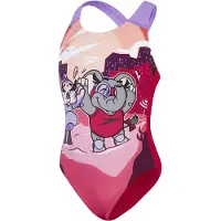 Speedo Learn To Swim Printed Crossback Badeanzug