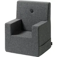 By KlipKlap Sessel - Kids Chair XL - Blue Grey m. Grey - - One Size - Stuhl
