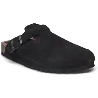 Scholl Clog Olivier F New Suede Sa Herren Black-Schuhgröße 41