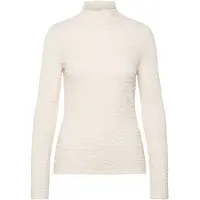Dante6 -zane Structured Layering Top Butter Cream Größe: L | Longsleeves Outlet | Damen | Weiß