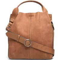 Saddler Leder Handtasche Umhängetasche Elsa Tote Bag Tan braun