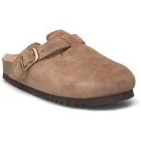 Scholl Clog Fae New Suede Damen Taupe-Schuhgröße 37
