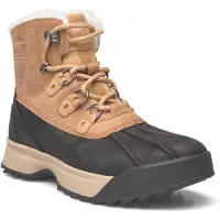 Sorel - Wasserfeste, warme Apres Ski - Scout 87' Lux Wp M Caribou Buff Black für Herren aus Leder - Größe 41,5 - Braun