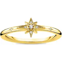 Thomas Sabo TR2317-414-14 Ring für Damen Stern goldfarben