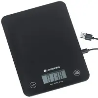 Zassenhaus Digitalwaage Küchenwaage BALANCE USB schwarz