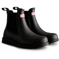 Hunter Regenlaars Men Chelsea Commando Black-Schoenmaat 45 - 46