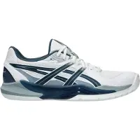 Asics POWERBREAK FF - Herren Hallenschuh - White/Vintage Indigo White/Vintage Indigo 44.5