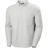 Helly Hansen Hemd F2F Cotton Flannel Shirt Herren Mellow Grey Melange-XXL