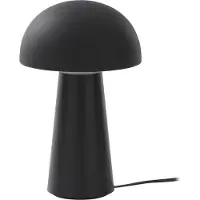 LINDBY LED-Akkutischleuchte Zyre, schwarz, IP44, Touchdimmer
