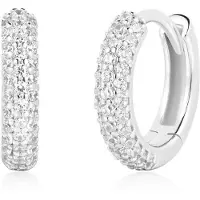 Ania Haie Heart Hunter 925 Sterling Silver Hoop earrings AH-E057-04H