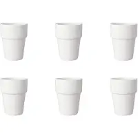 Mammoet Milchbecher Budgetline 19 cl Weiß 6 Stück