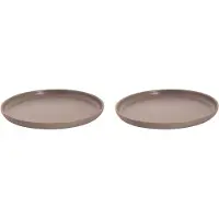 Palmer Bord Sandy Loam 28 cm Grau Steinzeug 2 Stück