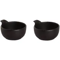 Maastricht porselein Maastricht Porzellan Schale Universe 10 cm 24 cl Schwarz Porzellan 2 Stück