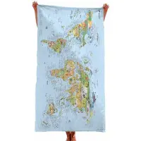 Awesome Maps Tauchkarte Handtuch