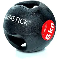 Gymstick Medizinball Aus Gummi Mit Griffen 6kg