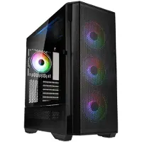 Kolink Observatory Y Mesh ARGB, Midi Tower, PC, Schwarz, ATX, EATX, micro ATX, Mini-ITX, ABS, Netz, SPCC, Multi