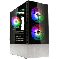 Kolink OBSERVATORY MX, Midi Tower, PC, Schwarz, Weiß, ATX, micro ATX, Mini-ITX, Stahl, Gehärtetes Glas, Gaming