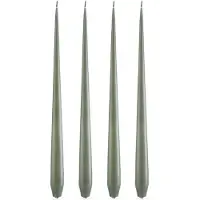 Ester & Erik Spitzkerze 42 cm 4er Set Green Soil