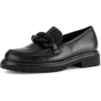 Gabor DAVOS Damenschuhe - elegante Slipper - Halbschuhe schwarz Elegant NEU