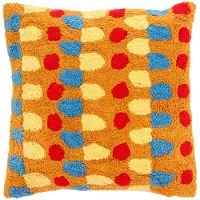 Villa Collection Zierkissen Styles Amber Red Blue Yellow 45 x 45 cm