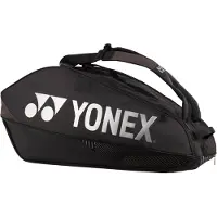 Yonex Racketbag Pro Racquet (Schlägertasche, 2 Hauptfächer) 2024 schwarz 6er