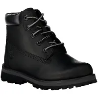 Timberland Unisex für Kinder. TB0A28UD0011 Lederschnürstiefel Courma Kid schwarz (22), Wohnung, Schnürsenkel, Lässig, Nachhaltig, Kinderbekl