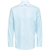 Selected Ethan Cut Away Slim Langarmhemd