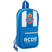 Safta Rucksack mit Federtaschen Blau Weiß (33 Stücke)