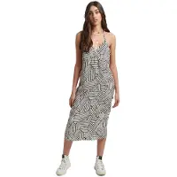 Superdry Maxikleider VINTAGE MIDI HALTER SLIP DRESS damen