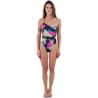 Hurley Hana Asymmetrical Reversible Cheeky Badeanzug