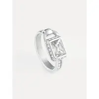 GUESS Jubr02196jwrh52 Shiny Padlock Ring