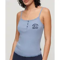 Superdry Essential Button Down ärmelloses T-shirt