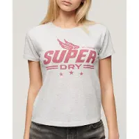Superdry Archive Kiss Print Fit Kurzarm-t-shirt