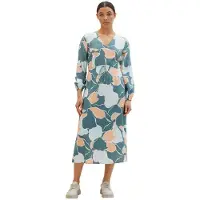 Tom Tailor Printed Airblow Kleid Mit 3/4-ärmeln